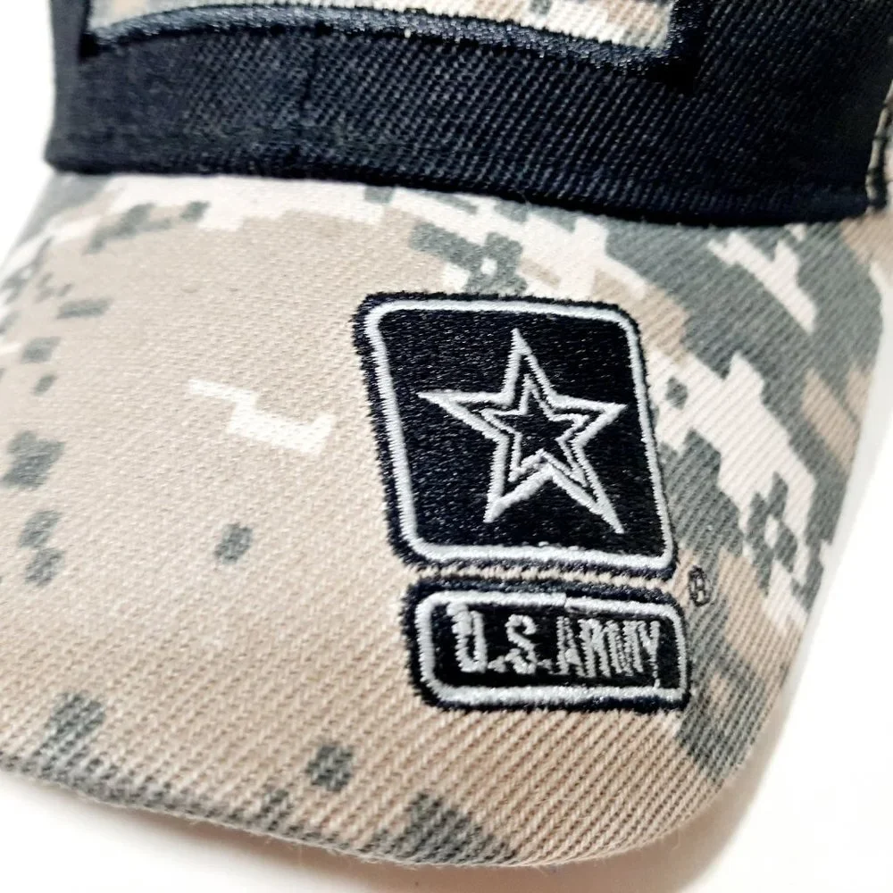 U.S. Army Hat US Army Star On Brim Side ACU Digita